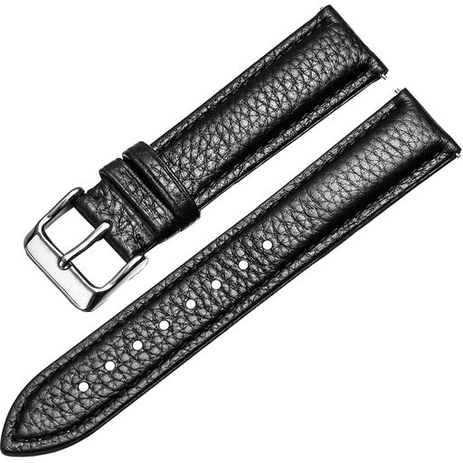 トンチャーメー腕時計ベルトレディースメンズレザー替え時計バンド超薄両面本革柔らかいイージークリッ..