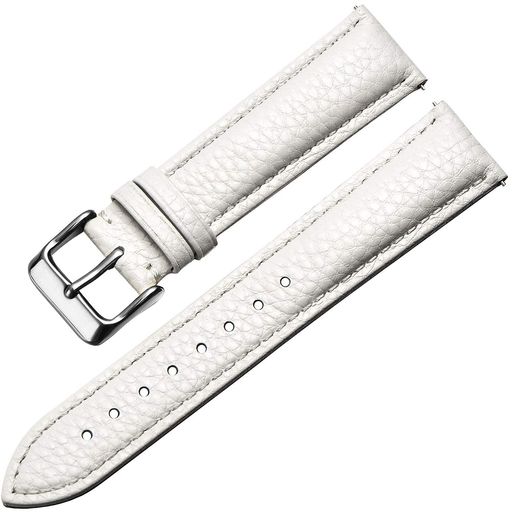 トンチャーメー腕時計ベルトレディースメンズレザー替え時計バンド超薄両面本革柔らかいイージークリッ..