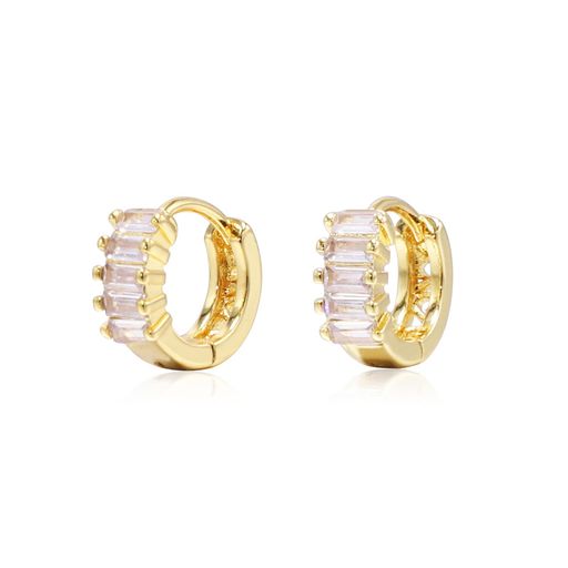 Krstudentレディースリングイヤリング18Kゴールドメッキレディースピアス|小型軽量低敏感性軟骨付き女性抱っこピアス女の子