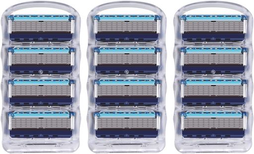 Ligefoyジレット対応GilletteProGlide替え刃プログライド替刃12個入メンズシェーバー替刃髭剃りマニュ..