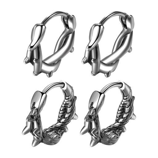 リベットピアスロックパンクイヤリングおしゃれ18g:ゴシックピアスペアピアス人気ステンレスシルバーメンズレディースアクセサリー-彼氏彼女バレンタインデークリスマ...