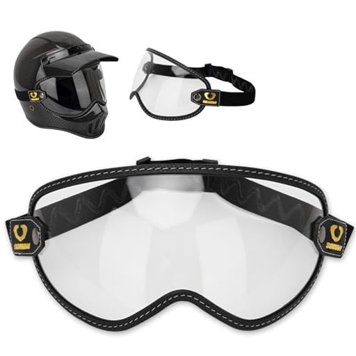 [YESCUT]バブルシールドEXZERO用シールド光学グレードPC素材バイク用ヘルメットバブルシールドBubbleSh..