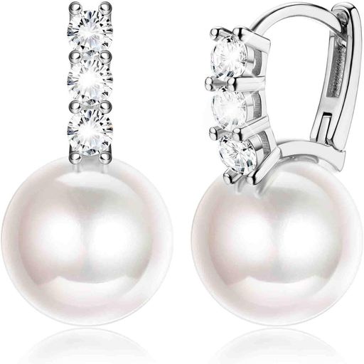 LOYALLOOKピアスレディース925シルバー真珠人気ピアスアレルギー対応パールフープピアス女性リングピア..