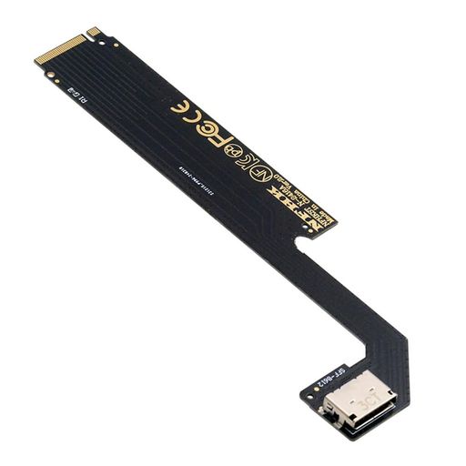 Cablecc M.2 M-Key PCI-E 4.0 - SFF-8612 SFF-8611 Oculink ホストアダプター 2024 ThinkBook 16+ AMD8845 外部グラフィックスカード&SSD用