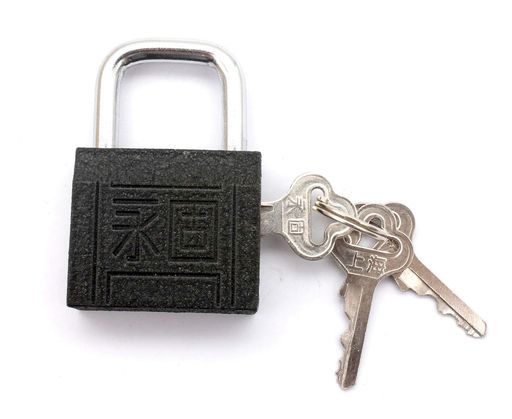 ロッカーロック、南京錠、防水防錆銅吊り学生寮ロックドアヴィンテージpadlock1パック、ブラック