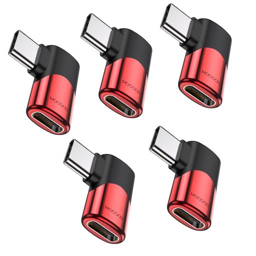 【USB CオスからCメスへ】このUSB-C直角アダプタは、デバイスのCポートを過度に抜き差ししないように保護します。直角設計は、場合によってはケーブルをよりよく管理することができ、特に自動車、コーナー、ゲーム、壁に近い任意の物体などの狭い空間で行うことができます。アダプタはCケーブルの寿命を延長し、電線に応力と圧力点が発生しないようにします。 【40 Gbpsデータ転送】USB CアダプタはUSB 4規格、つまり40 Gbpsまでのデータ転送速度に準拠している。映画や音楽などを数秒で転送できます。データ転送速度​USBデバイスやケーブルがサポートされているかどうかにもよります。 【プラグアンドプレイ】この上下90度アダプタにより、ケーブルアダプタに追加のドライバやソフトウェアが不要になります。USB-Cの完璧なソリューションにより、USB Cハブ、ドッキング、USB Cイヤホン、その他のUSB Cデバイスに接続できます。 【互換性】USB C型拡張アダプタUSB Cオスからメスまで、ほとんどのC型デバイスに広く適用されている。