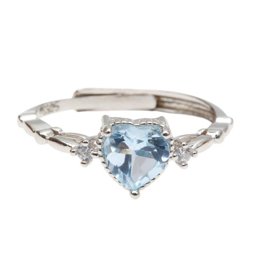 [KKOUOKU古憶]スイストパーズTopaz指輪K18金メッキシルバーレディースリング11月の誕生石金属アレルギ..