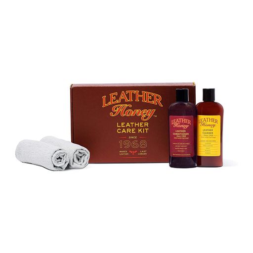LeatherHoneyCompleteLeatherCareKitIncludingLeatherConditioner(8oz)LeatherCleaner(8oz)andTwoApplicatorCloths