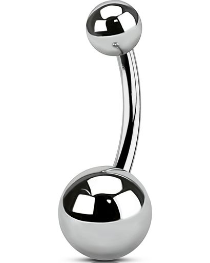 Body Earrings - OUFERボディピアス内部スレッドへそバーG23ソリッドチタンベリーバー14GへそピアスCZへそバーへそピアスリングチタン