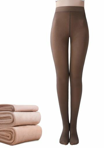 [Samlyru]2024改良タイツ透け感フェイクタイツ極暖裏起毛ストッキング着压美脚冷え対策厚手透けて見え..