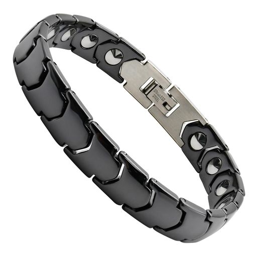 楽天グットバリューオンラインストアQIAOZILI19粒纯度99.999％ゲルマニウムブレスレット健康人気優しくて肌に優しいセラミックブレスレットメンズ&レディース金属アレルギー対応静電気除去健康サイズ調整可能専用ギフトBOX付き…