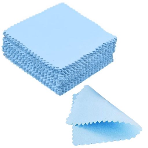 BLOOPIC銀みがきアクセサリークロスシルバークロス8cmx8cm(25枚)シルバー磨き個別包装銀磨きアクセサリー磨き布マイクロファイバー除染ネックレス貴金属...