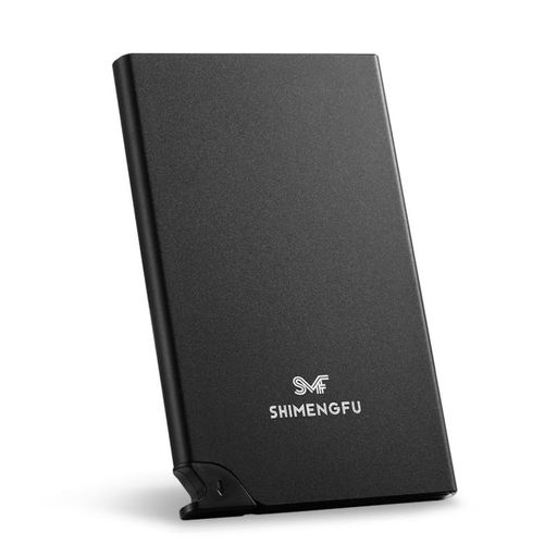 [SMFSHIMENGFU]ウォレットカードホルダーアルミ合金カードケースプロテクターRFIDブロッキングスナップ..