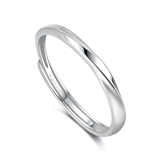 [FANCIME]プラチナリングメンズ指輪Pt950ペアリング調節可能婚約指輪結婚指輪輝きカップルギフトラッピング付きクリスマス誕生日プレゼント(14号~20号調節可能)