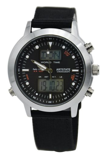 [ArtstateAS3206A]メンズ腕時計電波ビジネス人気おしゃれブランド防水プレゼントラジオコントロール時計長いバッテリー寿命