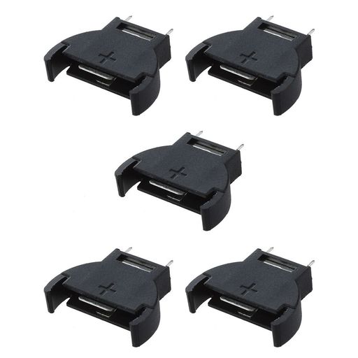 ボディ:23 x 20mm / 0.9インチx 0.7インチ(L * W) 適合:1 x CR2032(ここには含まれません) 材質:プラスチック、金属 製品名:電池ボタン電池ホルダー カラー:ブラック