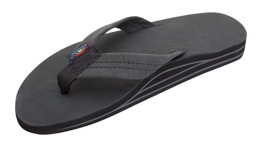 [RAINBOWSANDALS]’[レインボーサンダル]プレミアムレザーサンダルダブルアーチ厚底タイプDOUBLEARCHレディースS(対応サイズ22.5cm~23.5cm)BLACK[並行輸入品](4)