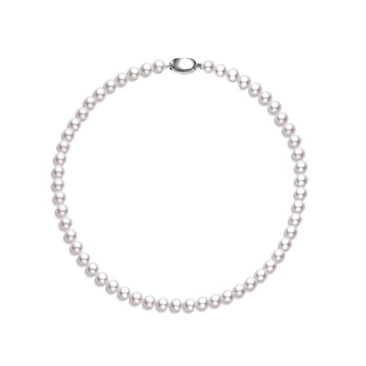 [PHNIBIRD]パールネックレスレディース人気カジュアル高級貝パール8mmシルバー925真珠ネックレス冠婚葬..