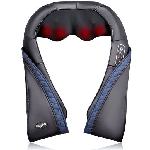 【医療機器認証済】Cozwish首肩マッサージャーマッサージ機ネックショルダーマッサージ器マッサージヒーター付き肩こりかたこり人気首・肩・腰・背中・太もも強度調節ストレス解消温…