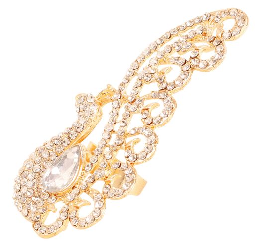 試金石IndianBollywoodの伝統的な孔雀はエキゾチックなロイヤルRajwadaStyleRhinestones調節可能なデザ..