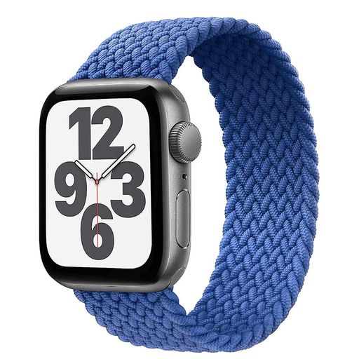 コンパチブルapplewatchアップルウォッチ用バンドiwatch柔らかいシリコーン糸混紡リサイクルヤーン素材ブレイデッドソロループ編組バンドapplewatch