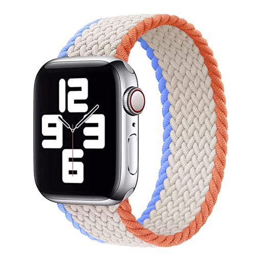Rakuten - コンパチブルapplewatchアップルウォッチ用バンドiwatch柔らかいシリコーン糸混紡リサイクルヤーン素材ブレイデッドソロループ編組バンドapplewatch