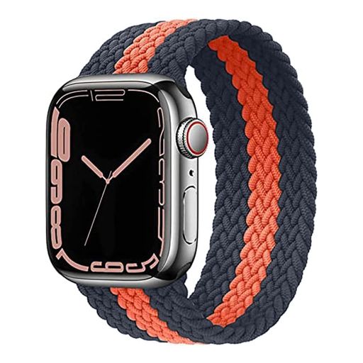 コンパチブルapplewatchアップルウォッチ用バンドiwatch柔らかいシリコーン糸混紡リサイクルヤーン素材ブレイデッドソロループ編組バンドapplewatch