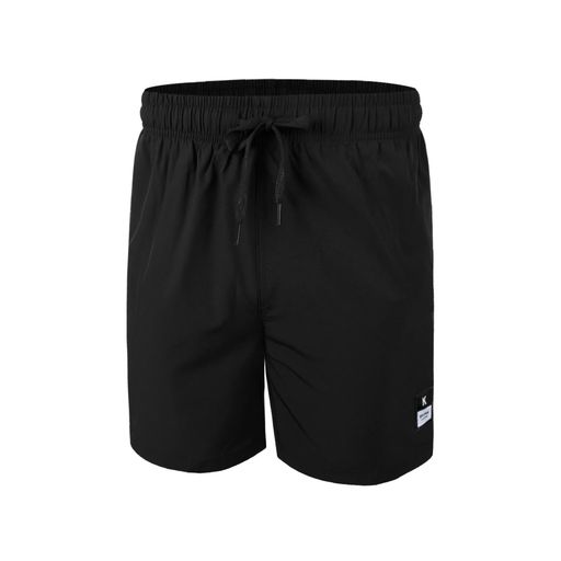 [SUNDAYROSE]水着メンズ無地サーフパンツショートスイムウェア短パンインナー付きストレッチ海パンサーフトランクス速乾XL748ブラック