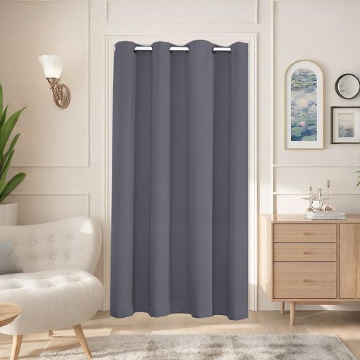 Heeloo間仕切りカーテン断熱防寒のれんロング暖簾アコーディオンカーテントイレオーダー可ベージュ幅15..