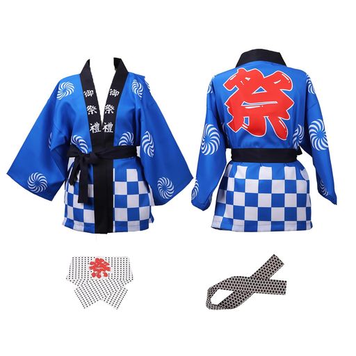 [FUYUERO]法被はっぴお祭り法被夏祭り秋祭り、花火大会イベント法被ント用はっぴ大人用法被フリーサイ..