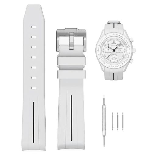 20mm時計バンドforOmegaXSwatchMoonSwatch腕