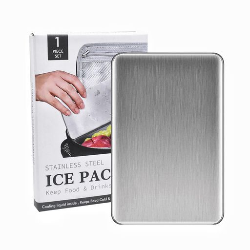 BDBステンレス保冷剤アイス保冷剤長時間強力倍速凍結驚異の保冷力繰り返し使用可高耐久1/2/4個セットア..