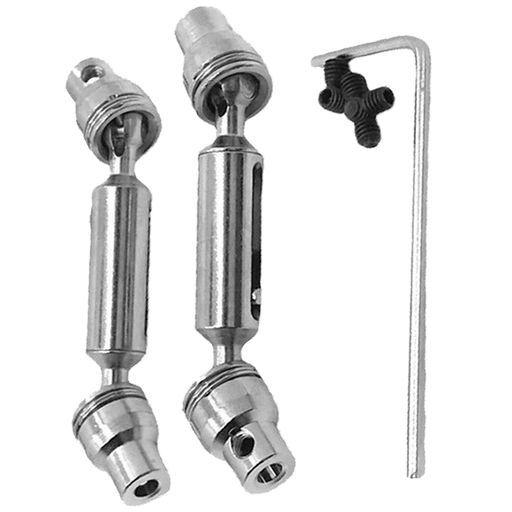 EsiFare金属製RCドライブシャフト2個セットWPLドライブシャフトの交換部品WPL1/10C741/16Rcクローラー..