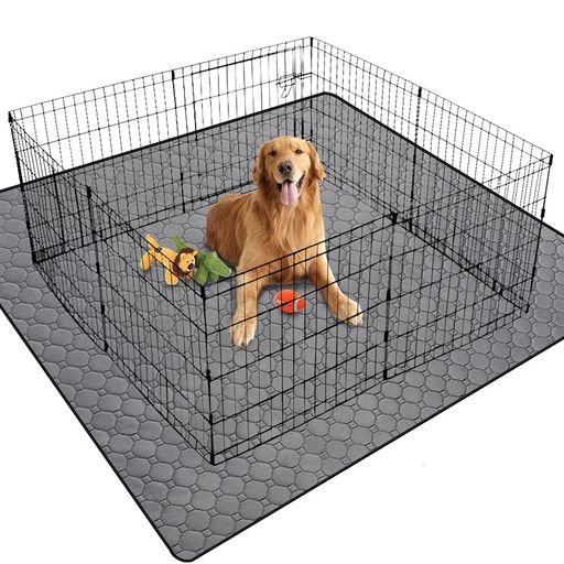 ペットシーツ洗えるペット用おしっこマット猫犬用おしっこパッドペット用トイレ下敷きマット速乾洗える大判サイズ多頭飼いに最適(グレー165*122cm)