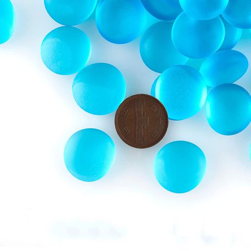 MUYYIKAガラスの粒平たい円形ガラス石飾り石彩り石DIY用ジュエリーアクセサリーパーツ底砂・砂利水槽水..