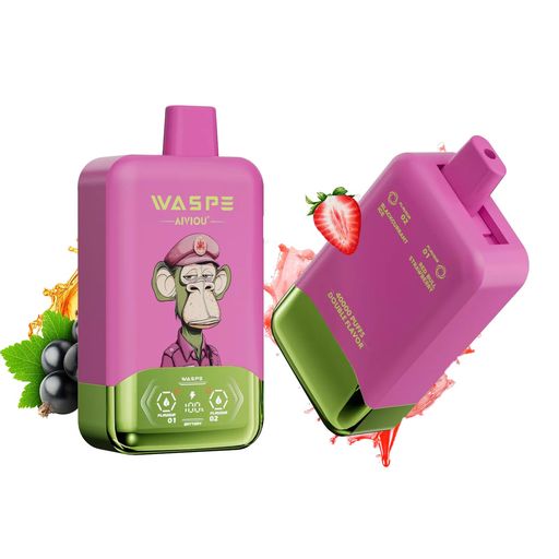 【ダブルフレーバー】 WASPE 使い捨て電子タバコ40000回吸引 2in1 vape 持ち運び ...