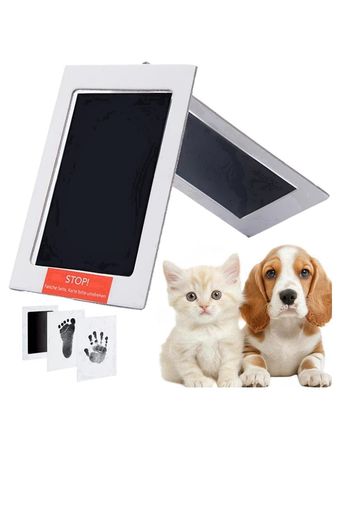 足あとスタンプキット2個セット汚れない直接接触なし肉球スタンプキット猫犬手足型記念品成長を記録し..