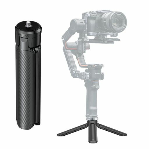 UlanziFALCAMミニ三脚クイックオープ卓上三脚ジンバルスタンド1/4インチネジ耐荷重5kgコンパクト持ち運..