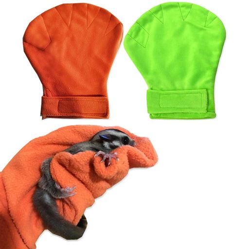 UOPR2枚フクロモモンガ用手袋小動物を鎮めるグローブペット手袋トレーニング噛みつき防止ラット用保護..
