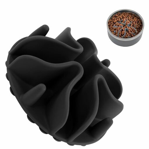 BTtime早食い防止スローフィーダー犬健康管理胃腸や身体への負担軽減でき組み込み型強力吸盤付き犬猫食..