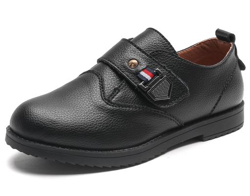 [WUIWUIYU]フォーマル靴子供ローファー男の子マジックテープ式脱ぎ履き便利キッズ革靴入学式卒業式ピア..