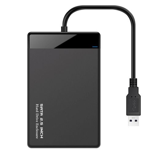 MEIKEMAN HDD/SSD Case 外付黒けハードディスクケース 2.5インチ 5Gbps高速転送速度 USB3.0 ホットスワップ対応 簡単着脱 幅広い互换性 Auto-sleep搭载 2.5インチ7-9.5mm 6TB大容量対応