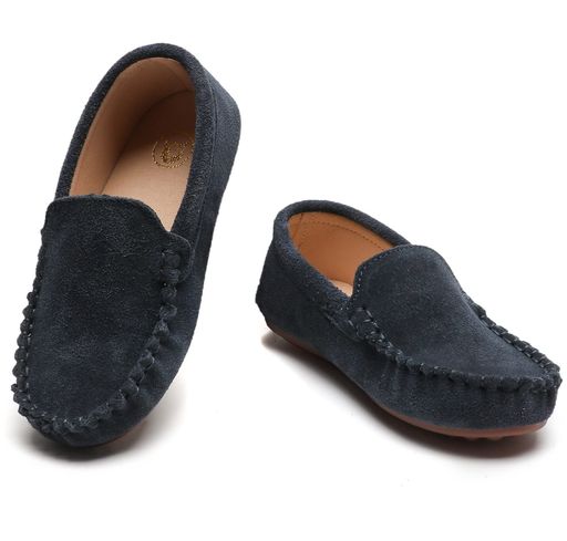 [PPXID]ピピシダローファー男の子フォーマル靴モカシンキッズスエード調柔らかい滑り止め入学式卒業式..