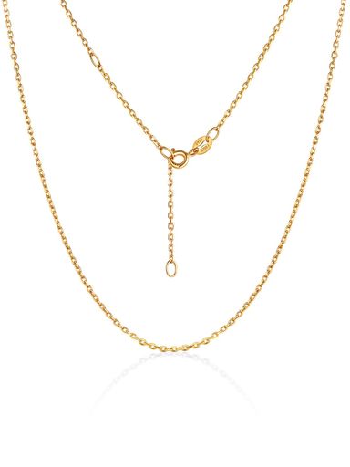 [ChainsPro]あずきネックレスレディースゴールド18k金めっきチェーンのみ金属アレルギー対応シンプルア..