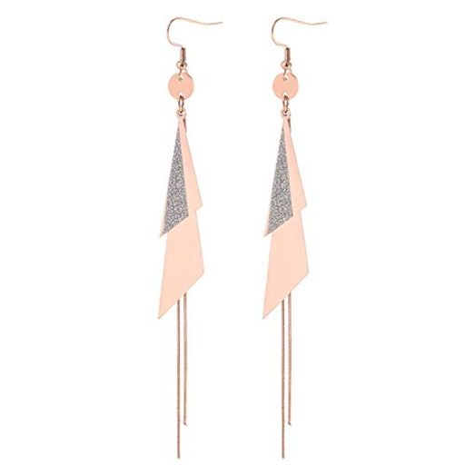 fivihoc®ピアスフックレディース金属アレルギー揺れるツイスト人気18金アレルギー対応バレンタインデーギフト(E381)