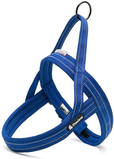 cocomall喉に優しい犬用ハーネス犬用胴輪TRUELOVE日本授権店ドッグペット用品お出かけハーネス3M反射材料訓練用ナイロン製小型犬、中型犬、大型犬に向け通気性調節可能おしゃれ夏に対応(S…