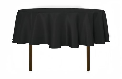 カラー:ブラック。直径サイズ:約Φ275cm。重量:約620g。素材:ポリエステル。 【ベーシックな無地デザイン】シンプルなホワイト・ブラックカラーで、展示会・イベント・行事など、様々なシーンの装飾やディスプレイにすっきりとお使いいただけます。 【耐久性に優れたしっかり生地】適度な厚みのあるしっかりとした生地を使用。端の処理もしっかり施してあるため、繰り返し使用してもほつれにくく、長くご愛用いただけます。 【多様なシーンで活躍】食卓やパーティはもちろん、セレモニー、受付、面接、会議、説明会、アウトドアなど、幅広い用途に対応する万能テーブルカバーです。 【ご使用前のご注意(素材の匂いについて)】※製造直後のものによっては、素材特有の匂いを感じられる場合がございます。気になる場合は、数日間のご使用や、風通しの良い場所での陰干しを行っていただくことで、匂いが気にならなくなります。