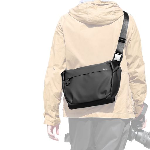 [Ulanzi]カメラバッグショルダーバッグスリングバッグ仕切り調整可サイドハンドル&ショルダーバッグ撥..