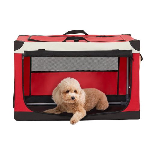 Petsfitソフトクレートペットケージ犬用クレート中型ペット折り畳みペットハウス猫犬兼用組み立て簡単..