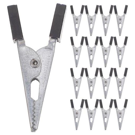 VICASKYクリップ小さい強力ワニ口ギザギザ30点セット鳥篭用クランプキャンプ固定用鳥かごアクセサリー..